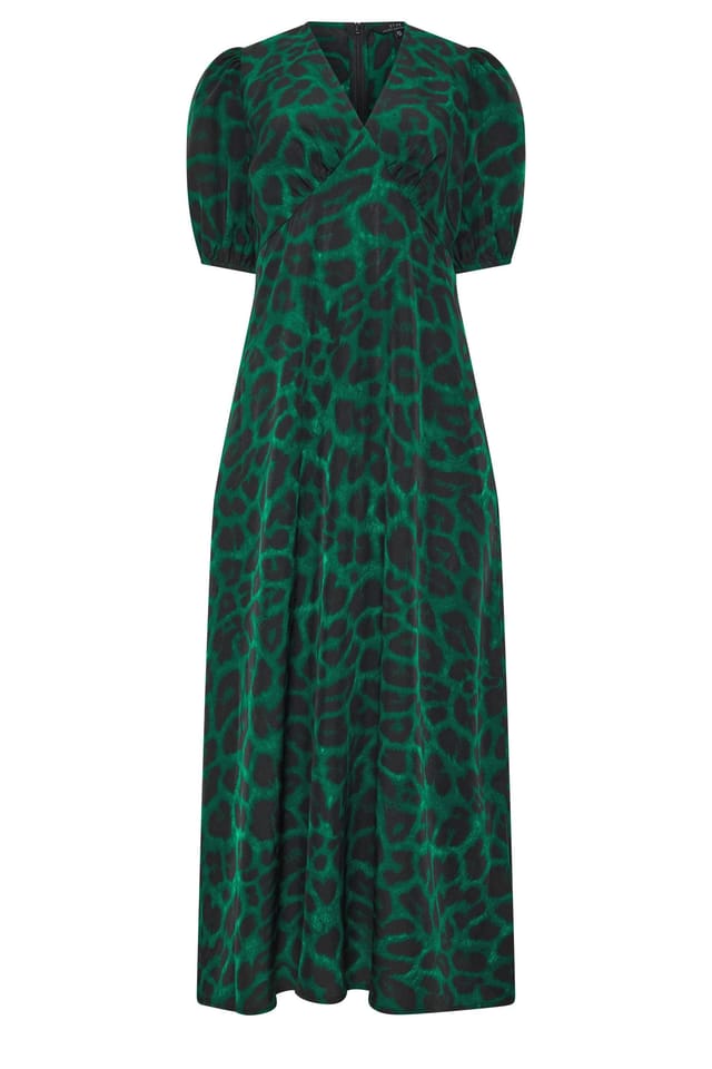 Star By Julien Macdonald Star by Julien Macdonald Women's Animal Print Satin Dress in Green - 2