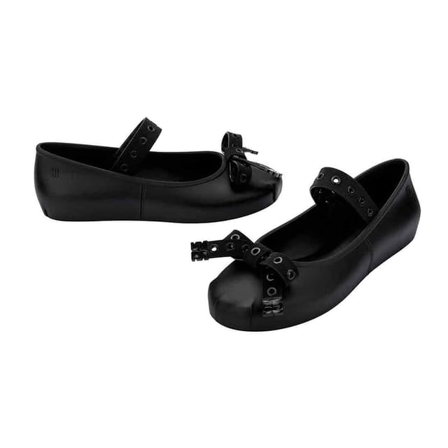 Melissa Shoes Melissa Shoes Women's Sophie Crush Flats in Black - 2