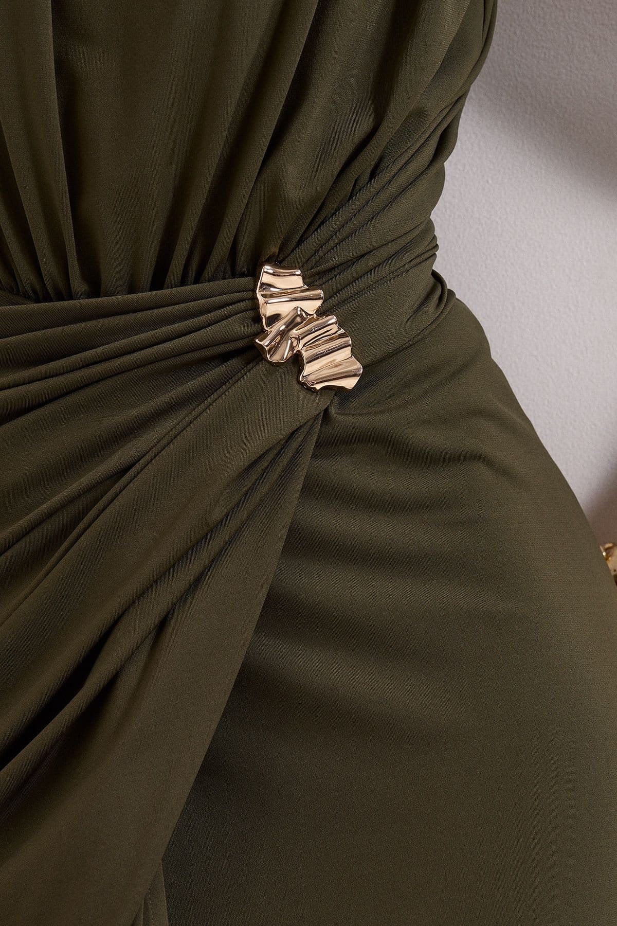 Phase Eight Phase Eight Women's Petite Cassidy Midi Dress in Dark Olive - 4