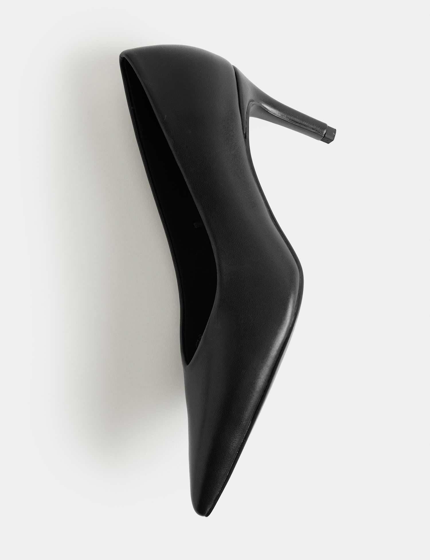 Marks & Spencer M&S Stiletto Heel Pointed Court Shoes Black
