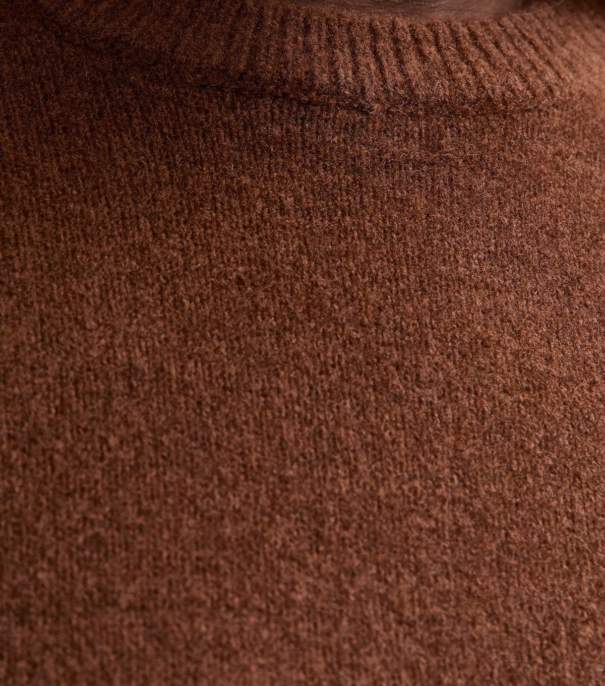 New Look Women's Plus Size Dark Brown Crew Neck Jumper Curves New Look - 4