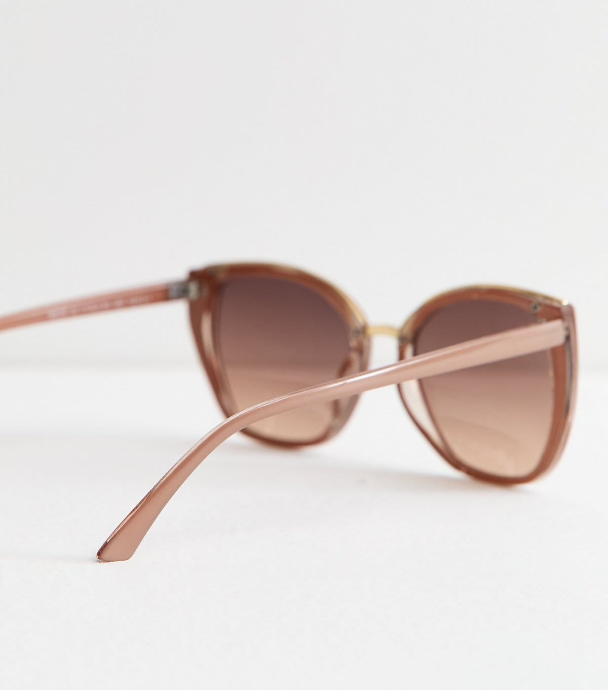 New Look Mink Cateye Shape Gold Bridge Sunglasses New Look - 4