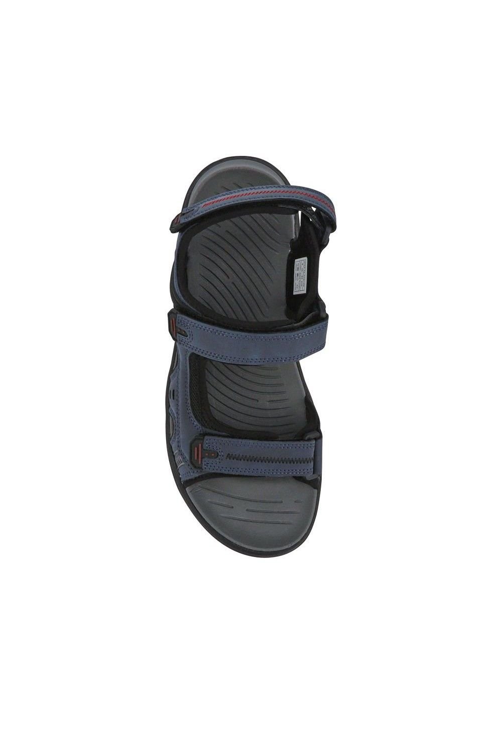 Pavers Pavers Men's Triple Touch-Fastening-Strapped Sandals in Navy - 4