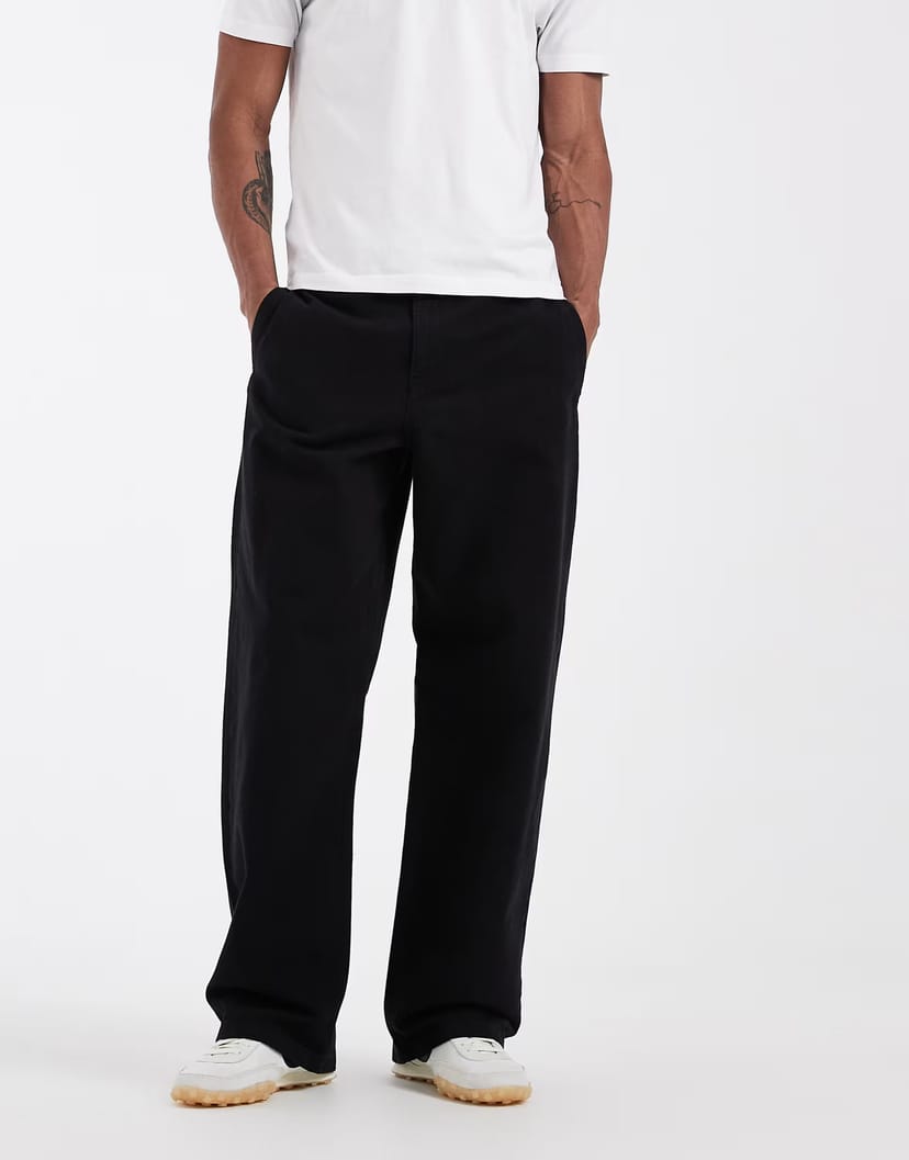 ASOS ASOS DESIGN baggy trouser in black - 1