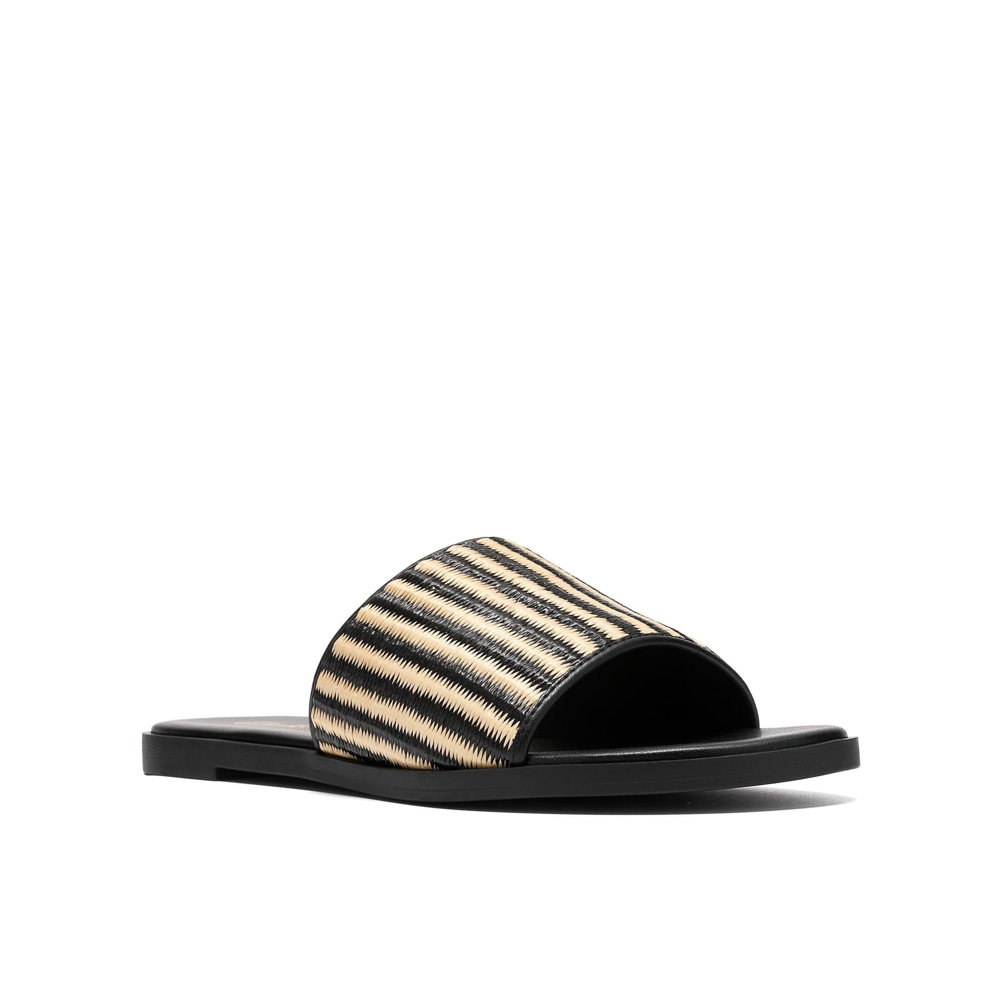 Clarks Clarks Women's Erisia Strap Black Interest Flat Sandals, Sliders - 4