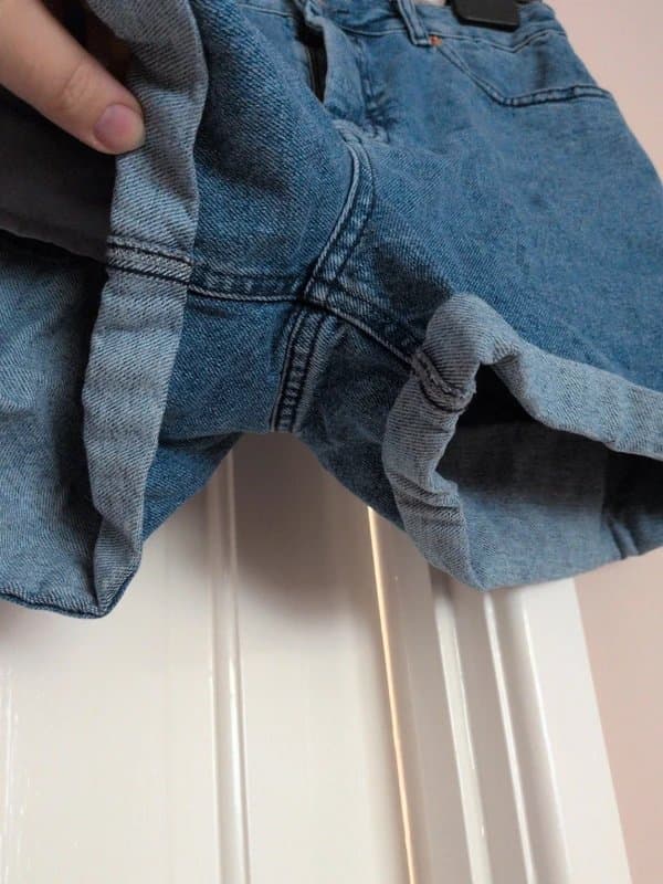 ASOS Denim roll up shorts