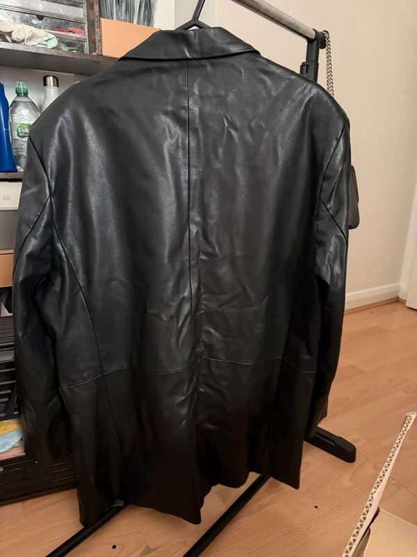Bershka Oversized leather jacket