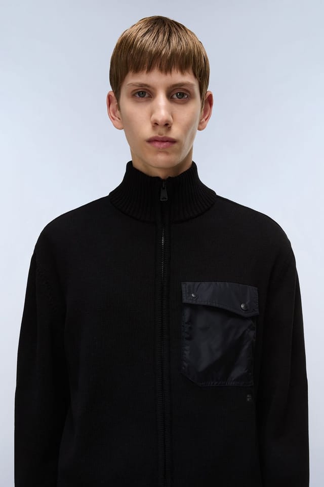Napapijri Napapijri Men's D-Berti Fz Knit Black - 2