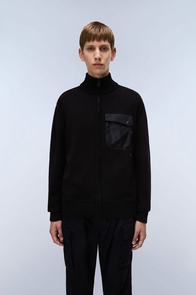 Napapijri Napapijri Men's D-Berti Fz Knit Black - 3