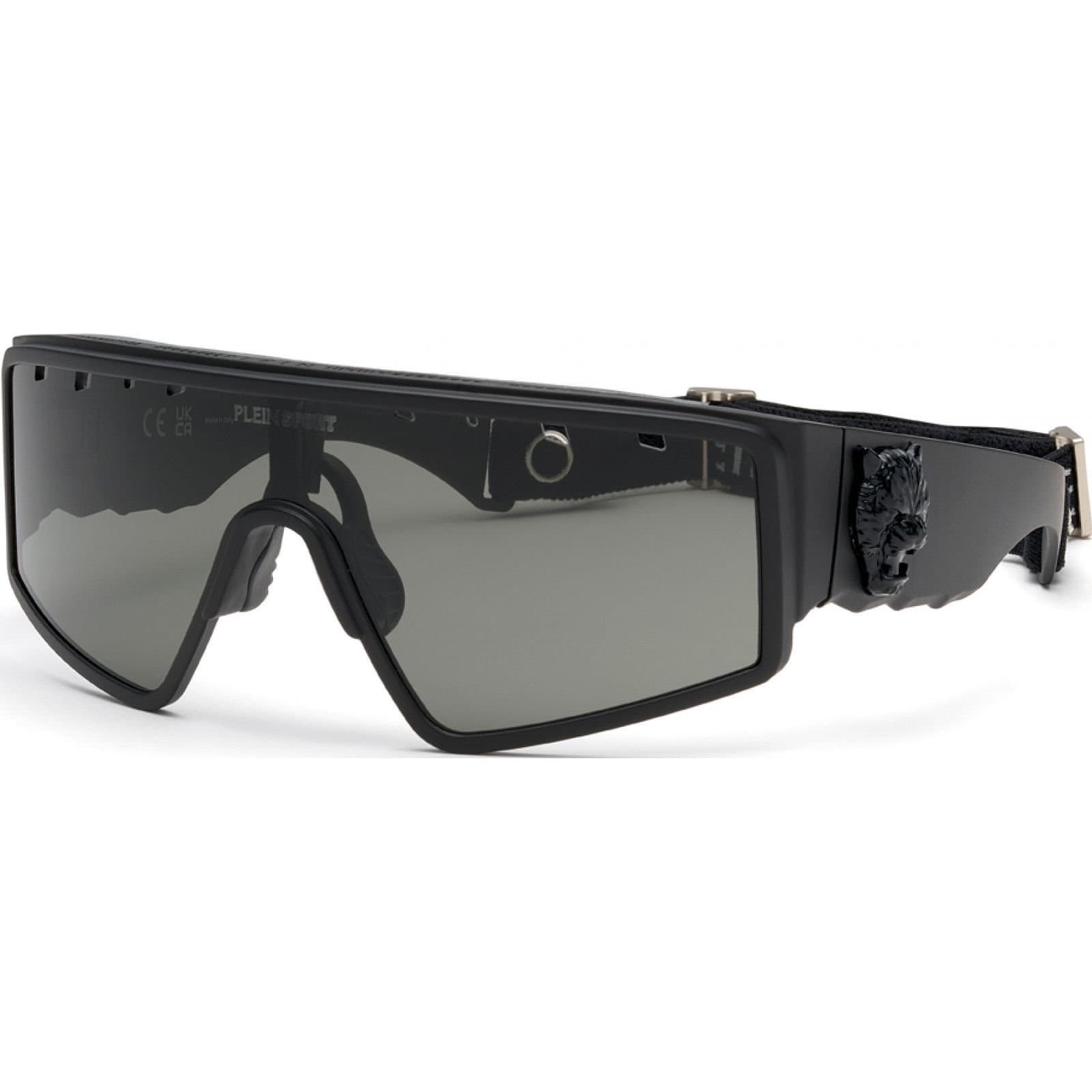 Plein Sport Plein Sport Men's SSP007V990U28 Square/Rectangle Sunglasses in Black