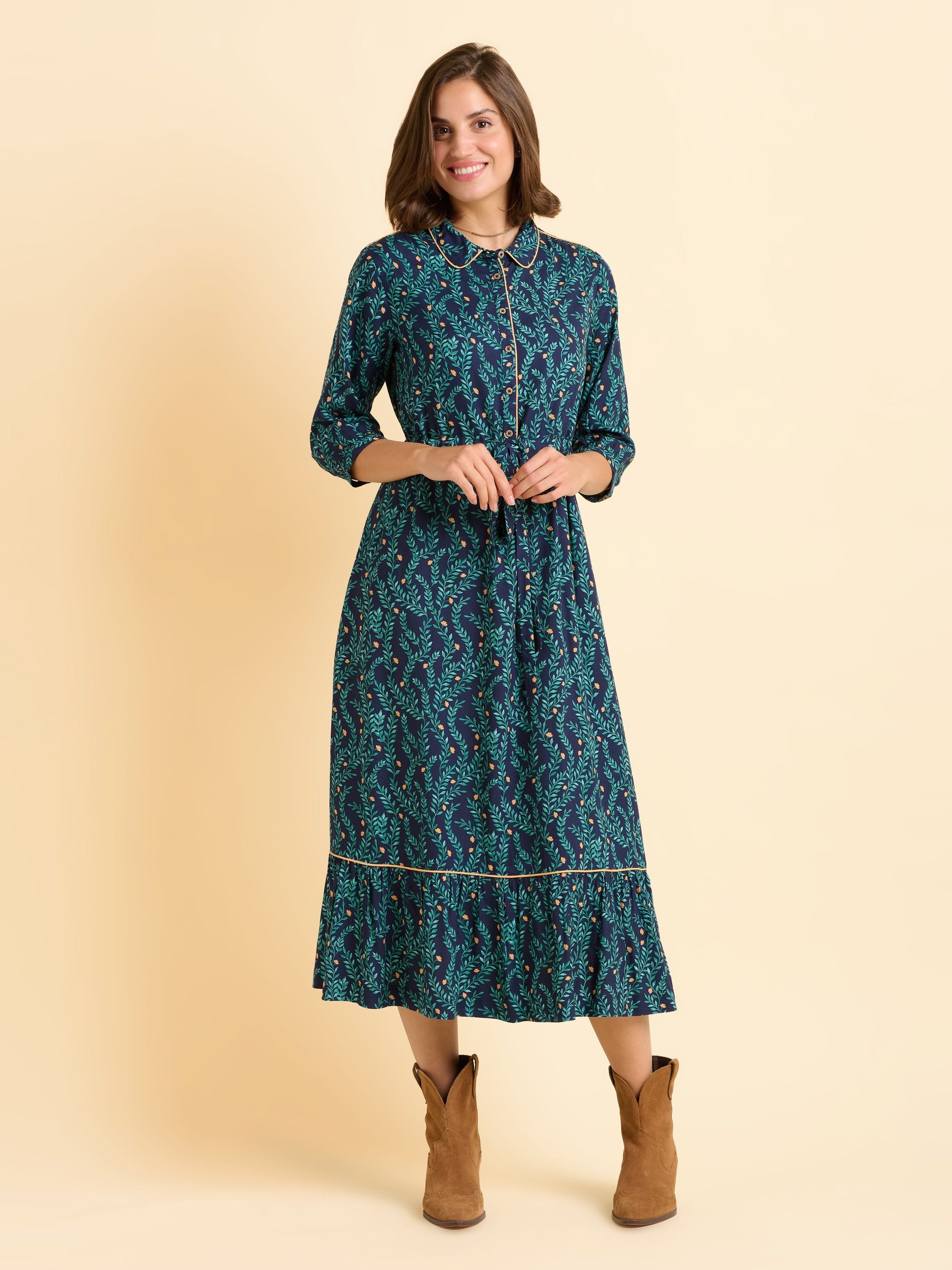 Brakeburn Brakeburn Women's Skye Green Dress - 2