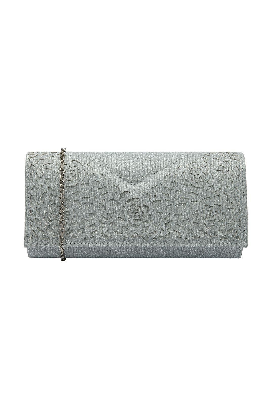 Lotus Lotus Women's 'Mena' Clutch Bag in Silver