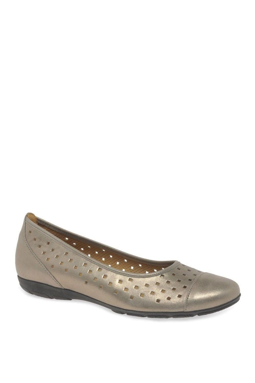 Gabor Gabor Women's 'Ruffle' Casual Shoes in Gold - 4
