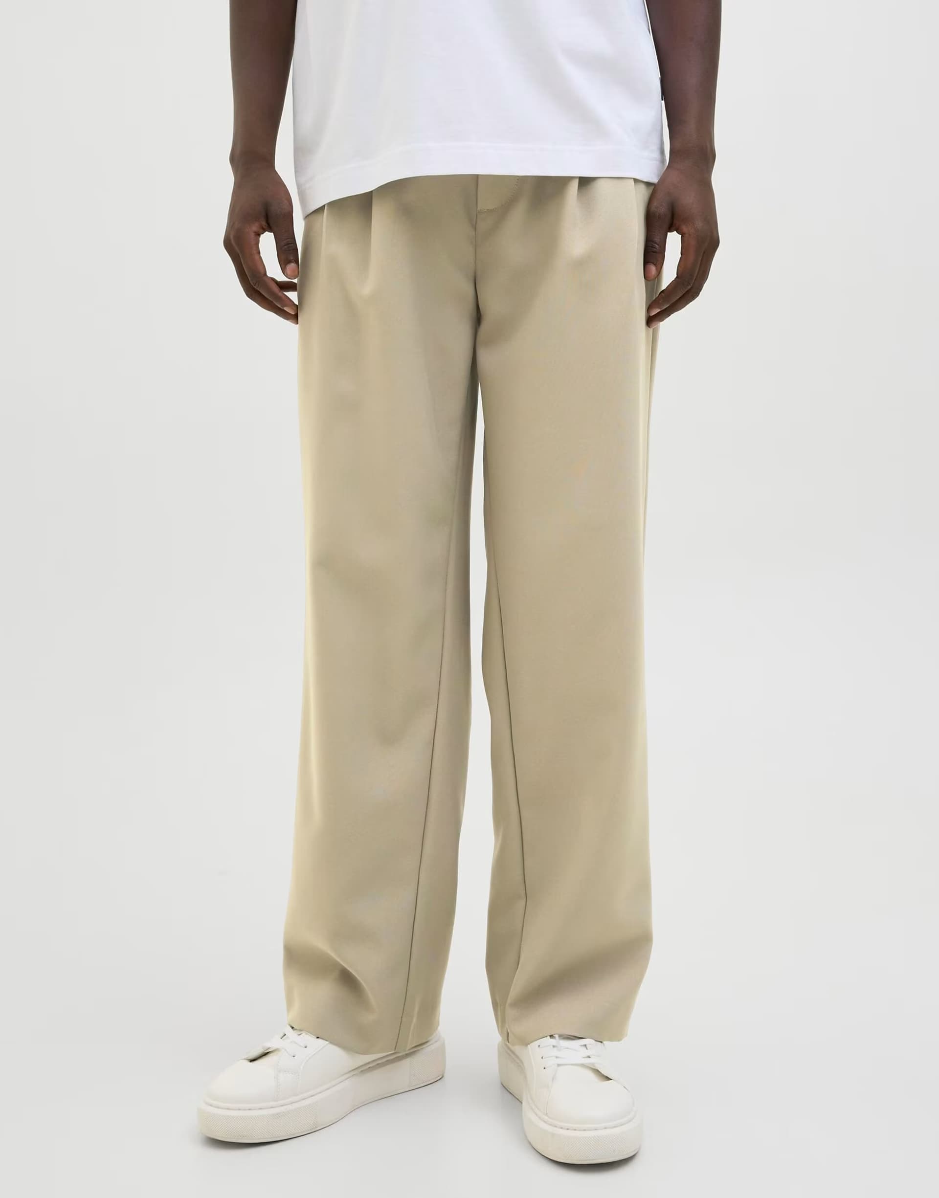 ASOS Jack & Jones Classic trousers in silver sage