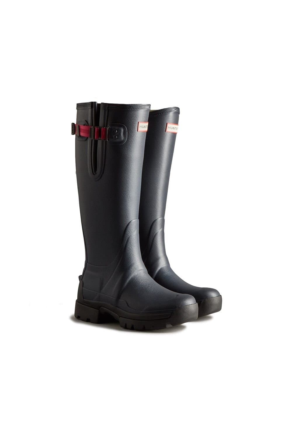 Hunter Hunter Women's 'Balmoral Adjustable' Wellington Boots in Navy