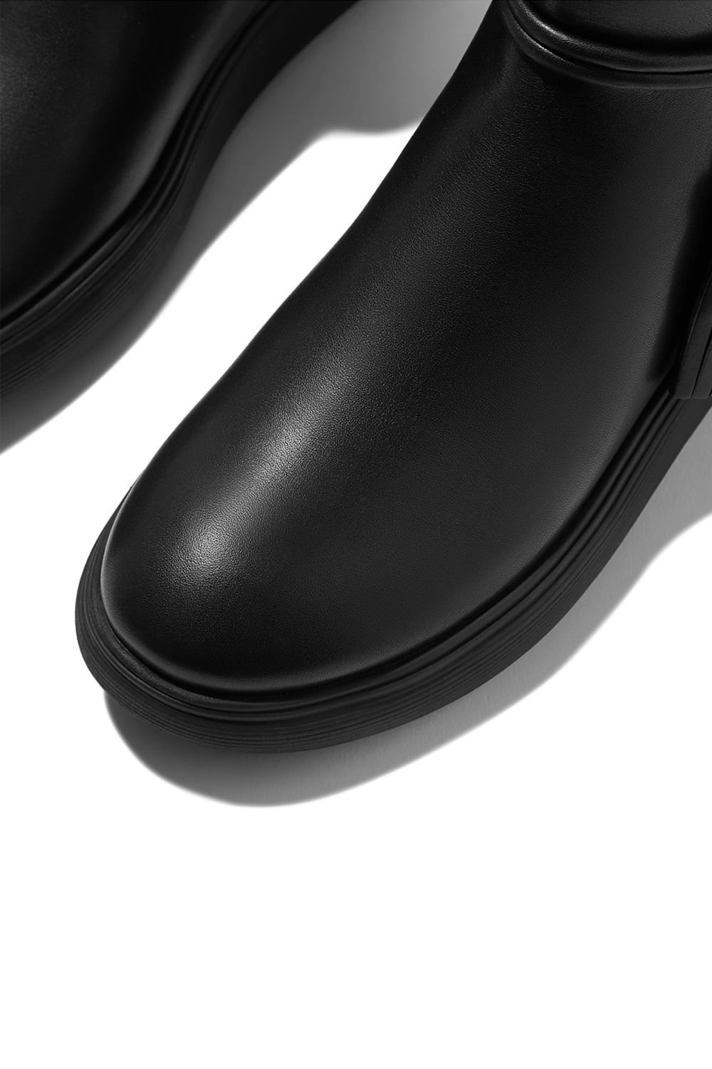 FitFlop FitFlop Women's Iq-Comff Tassel Leather Short Boots All Black - 3