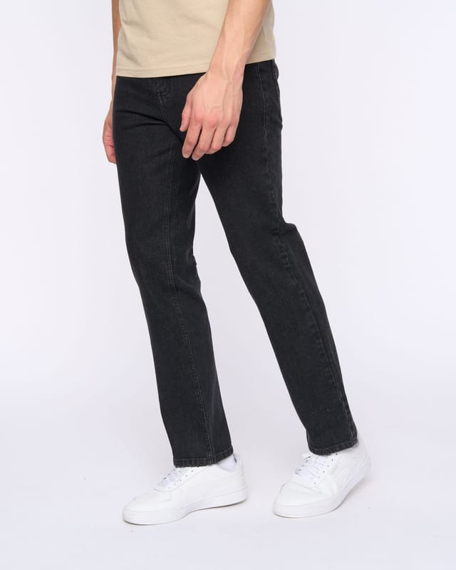Duck&Cover Duck&Cover Hydras Men's Straight Leg Slim-Fit Modern Jeans in Black - 2