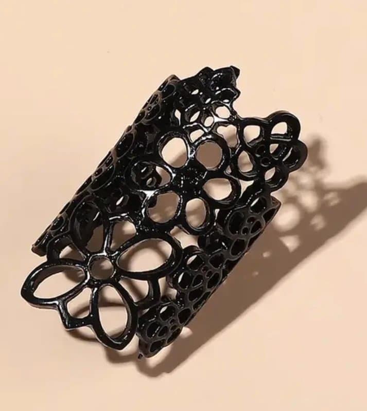 Unknown Y2K Fashion Unisex Exaggerated Flower Ring