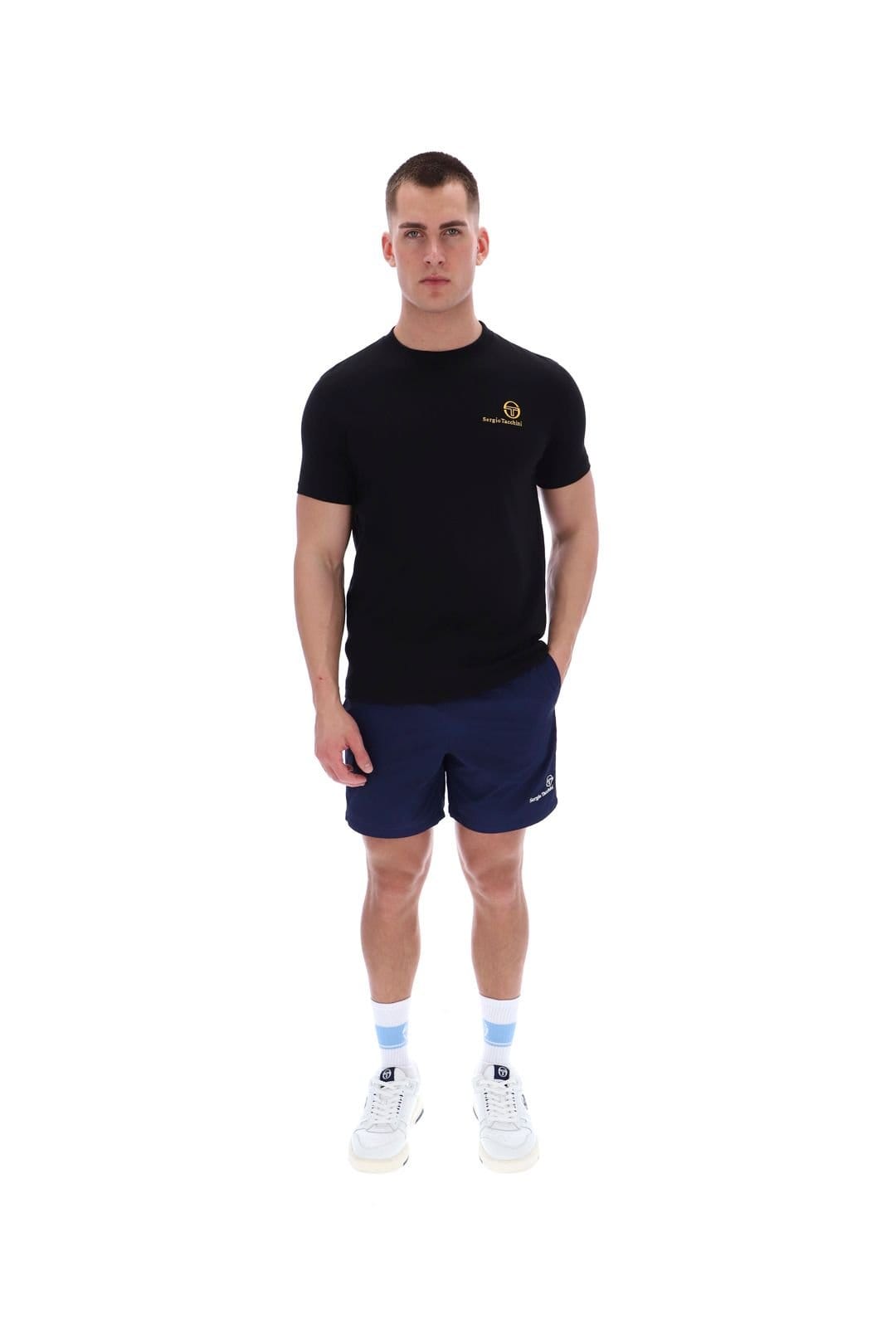 Sergio Tacchini Sergio Tacchini Men's Felton T-Shirt Black/Gold in Black - 4