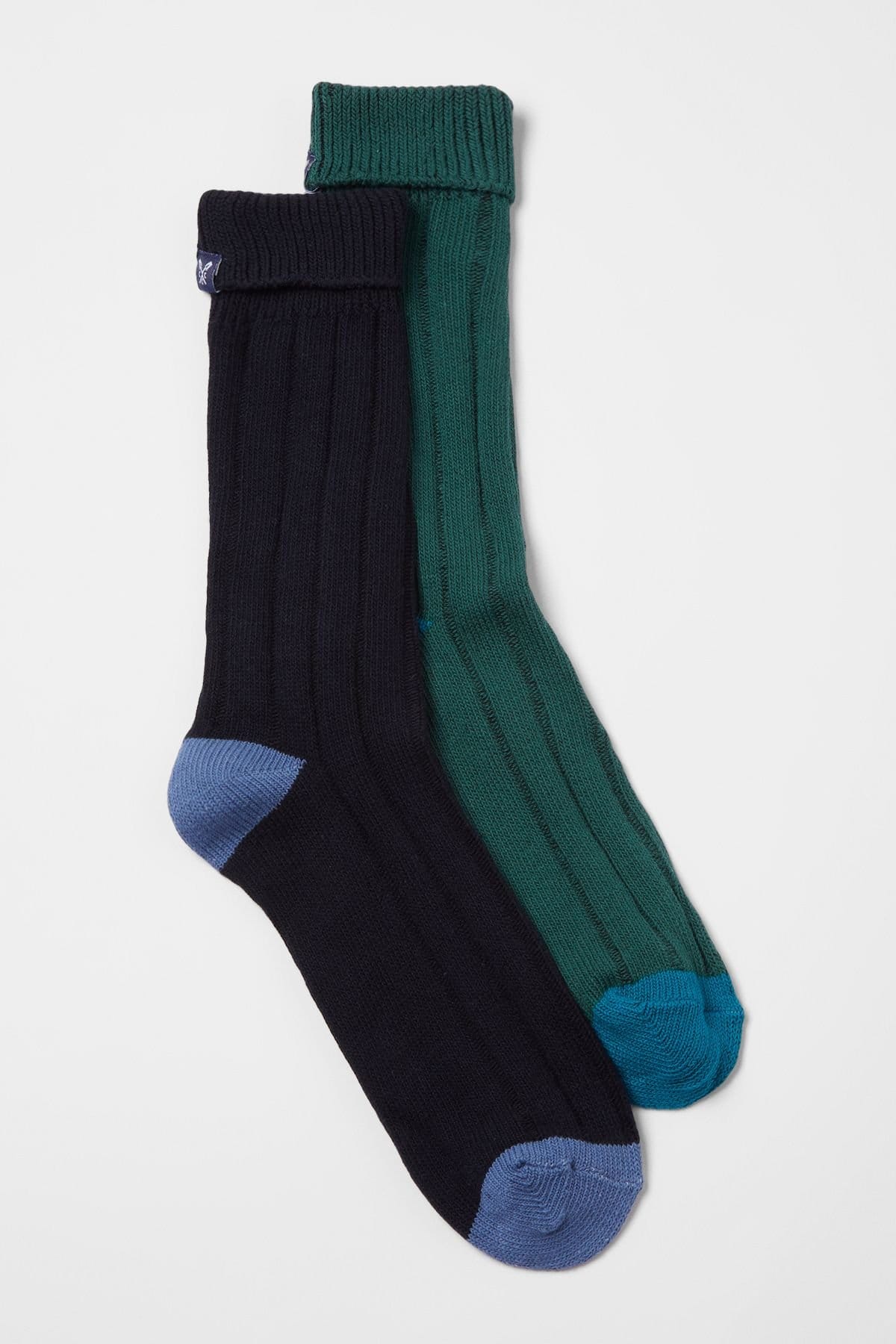 Crew Clothing Crew Clothing Men's 2 Pack Rugby Sock Multi in Navy - 1