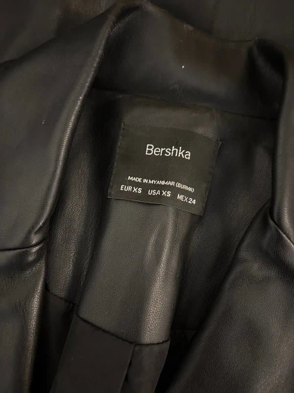Bershka Bershka faux leather blazer|size XS