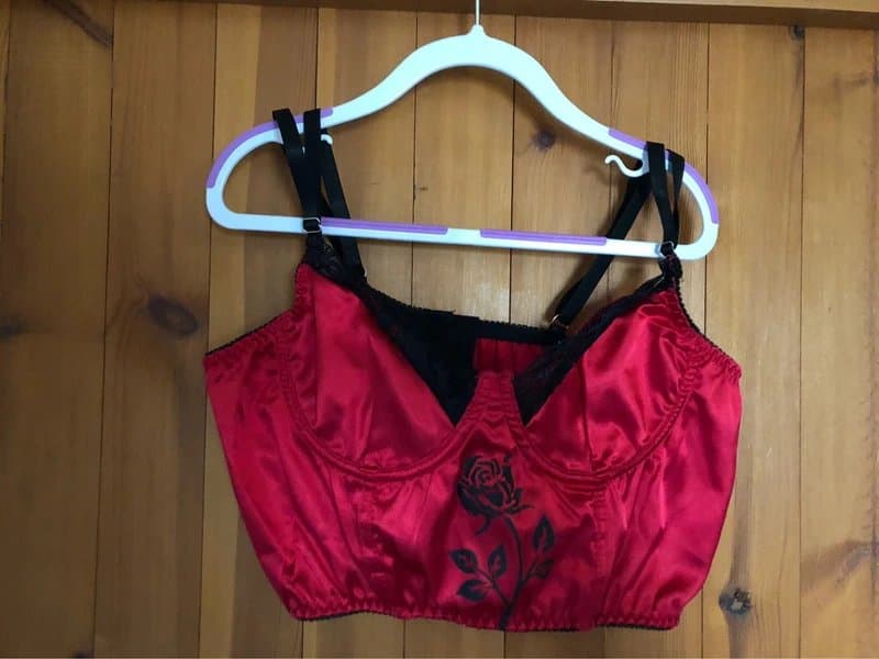 ASOS Bralette with rose motif