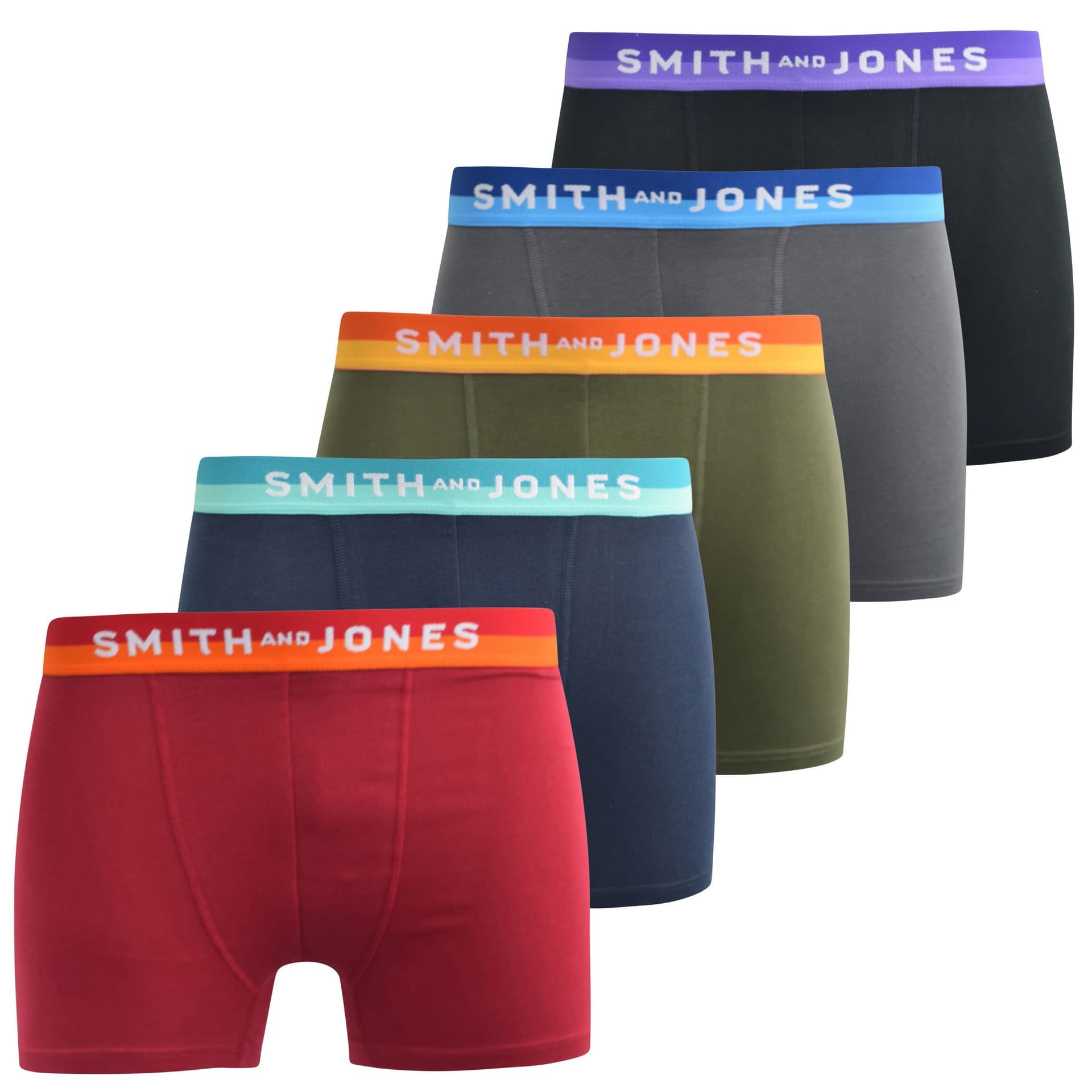 Smith & Jones Smith&Jones Men's Jaspin Boxers 5pk