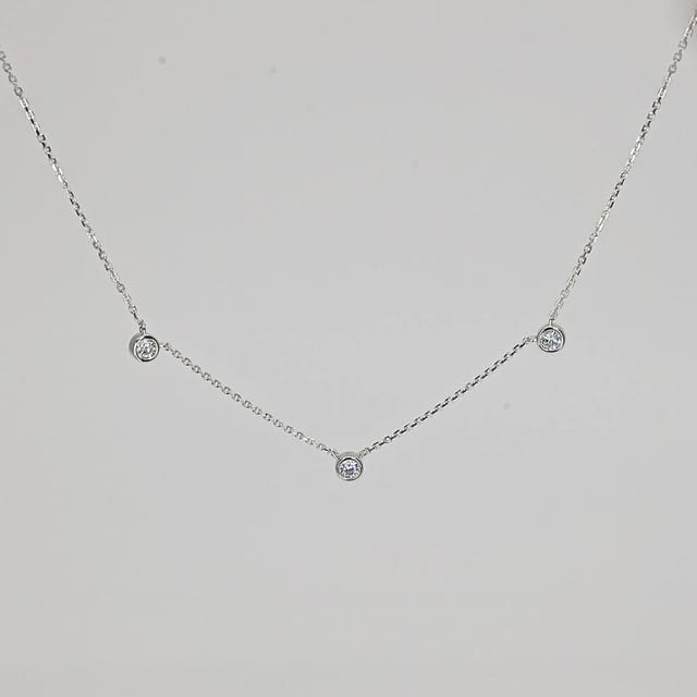 Nudie Jewellery Nudie Jewellery Women's 'Nudie' Avalon CZ Necklace in 18k Gold or Sterling Silver - 2