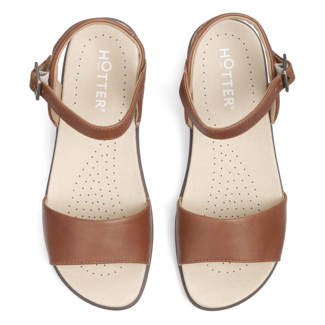 Hotter Hotter Women's Extra Wide ' Tropic' Sandals in Tan - 3