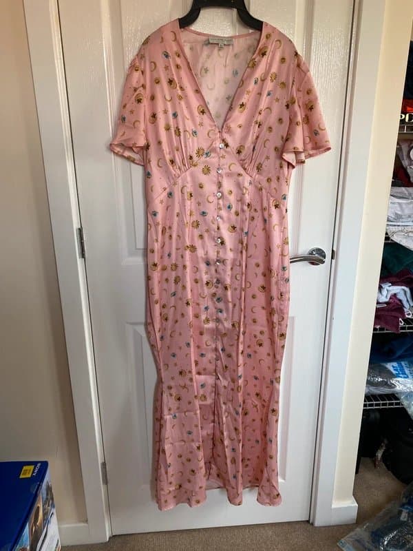 Never Fully Dressed Never Fully Dressed celestial print dress
