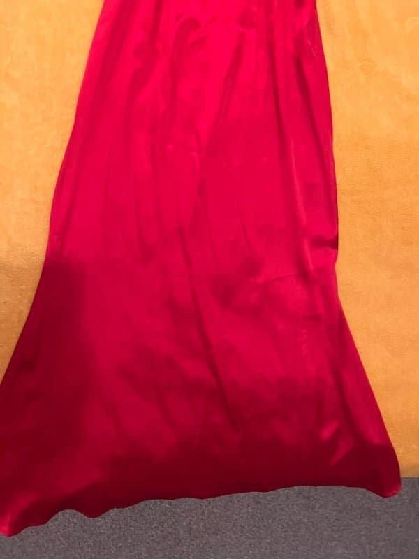 Never Fully Dressed Never fully dressed red lace & satin dress