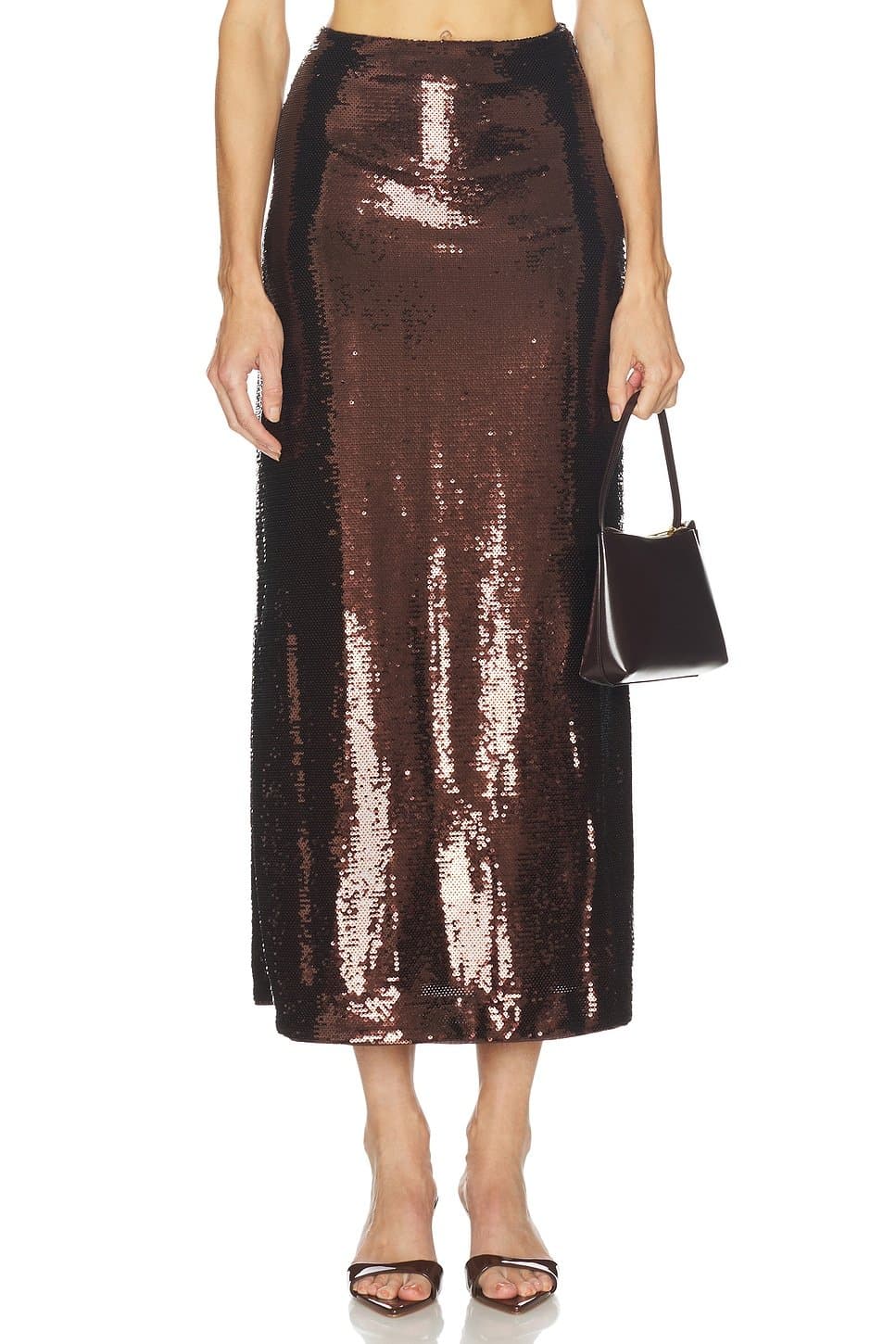 revolve Veleda Sequin Maxi Skirt