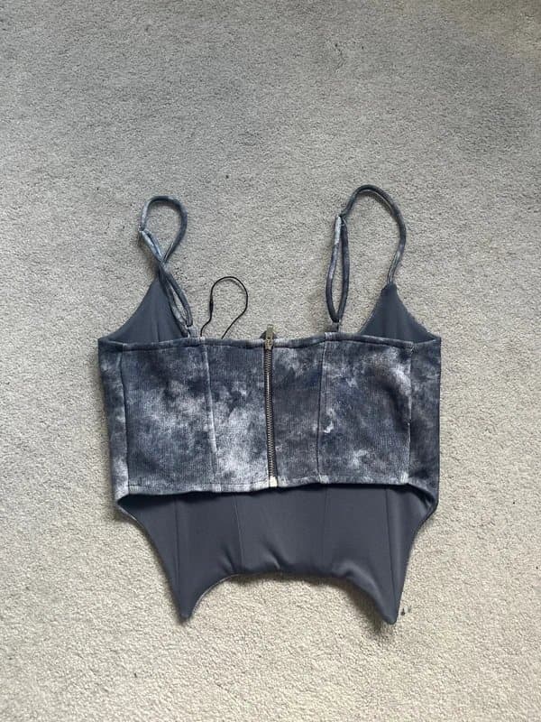Bershka Cropped corset top