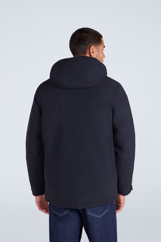 Animal Animal Men's 'Hague' Warm Comfortable Lightweight Padded Full Zip Outdoor Jacket in Black - 3