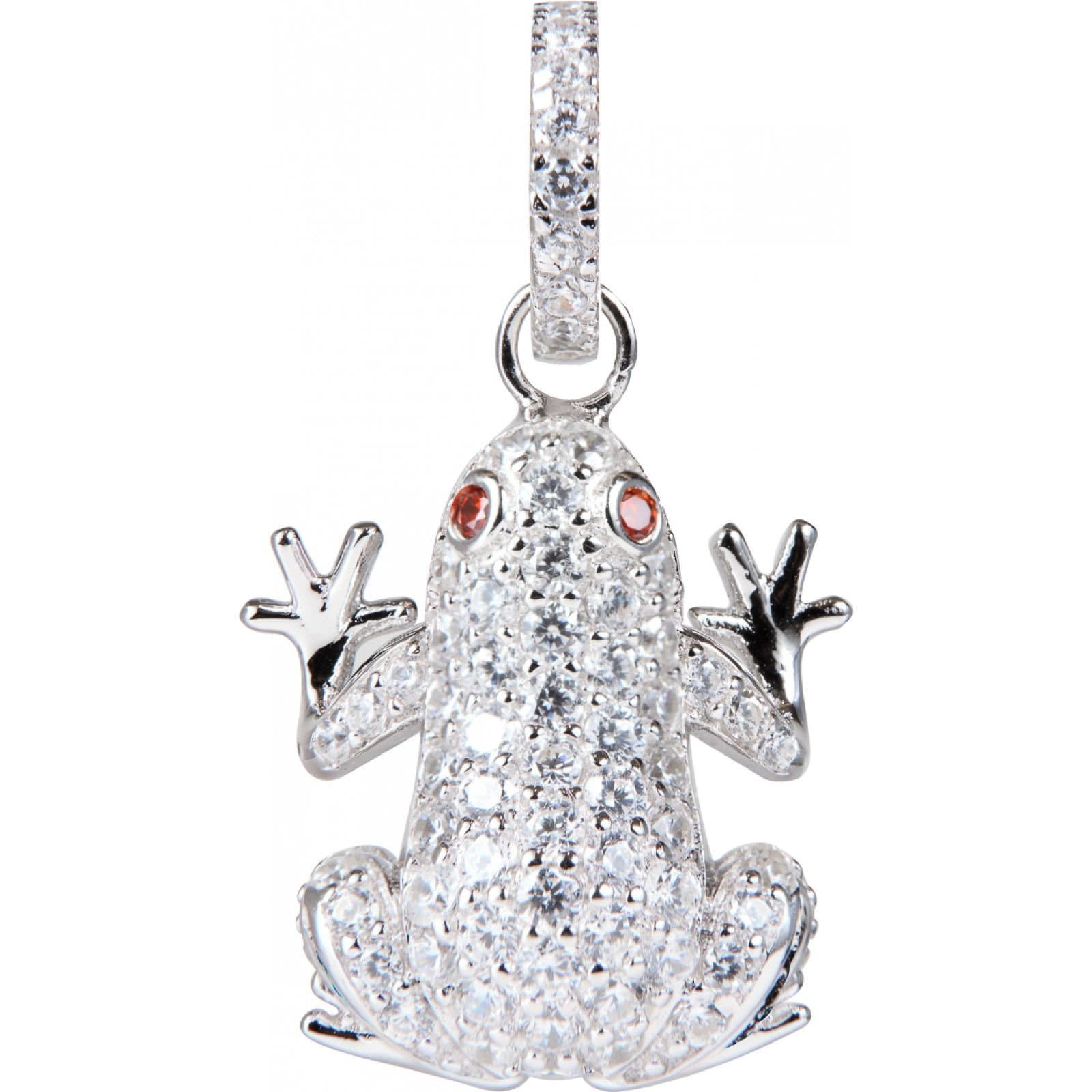 Lancaster Lancaster Women's JLA-PEN-FROG-1 Charm in Silver