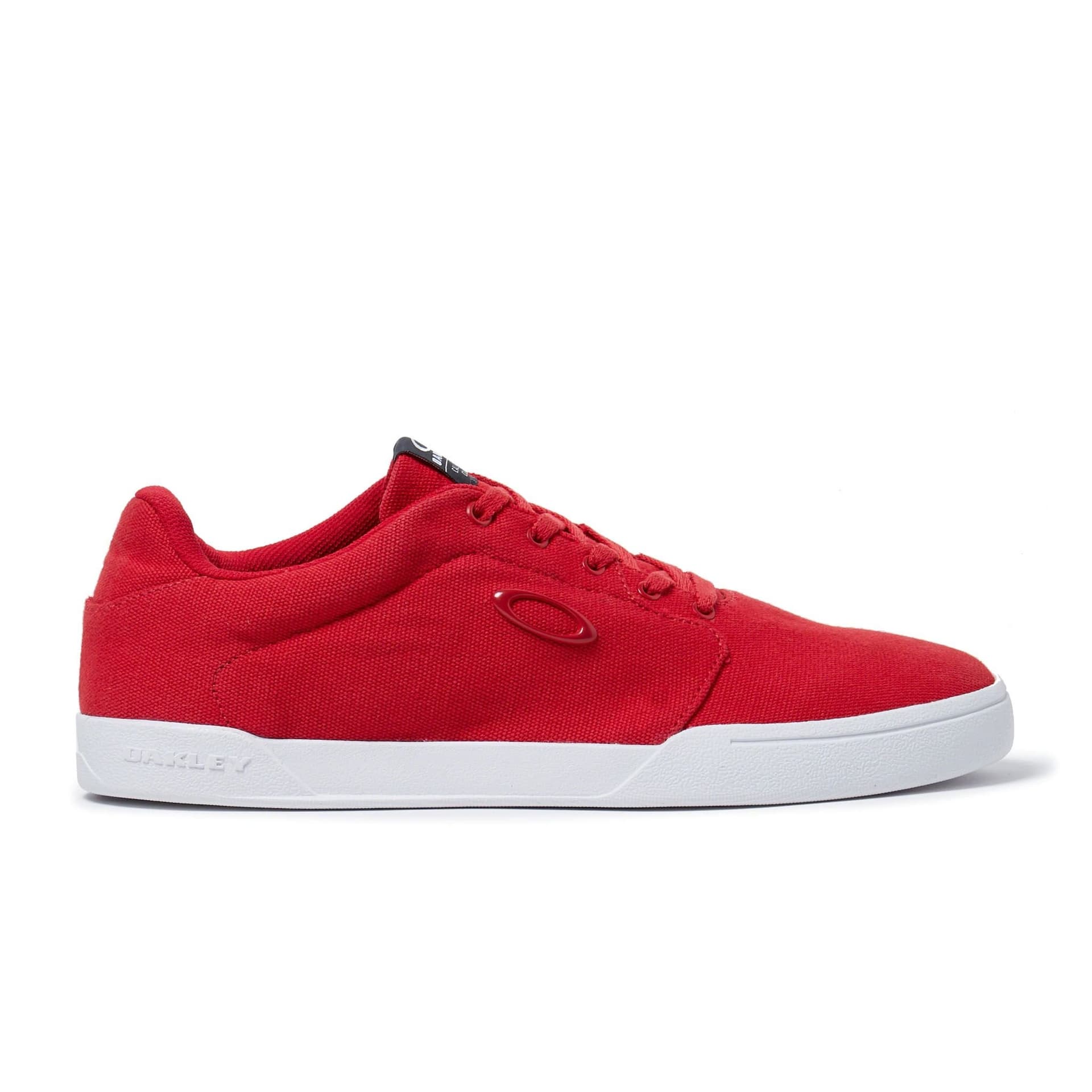 Oakley Oakley Men's Red Canvas Lace-Up Plimsolls