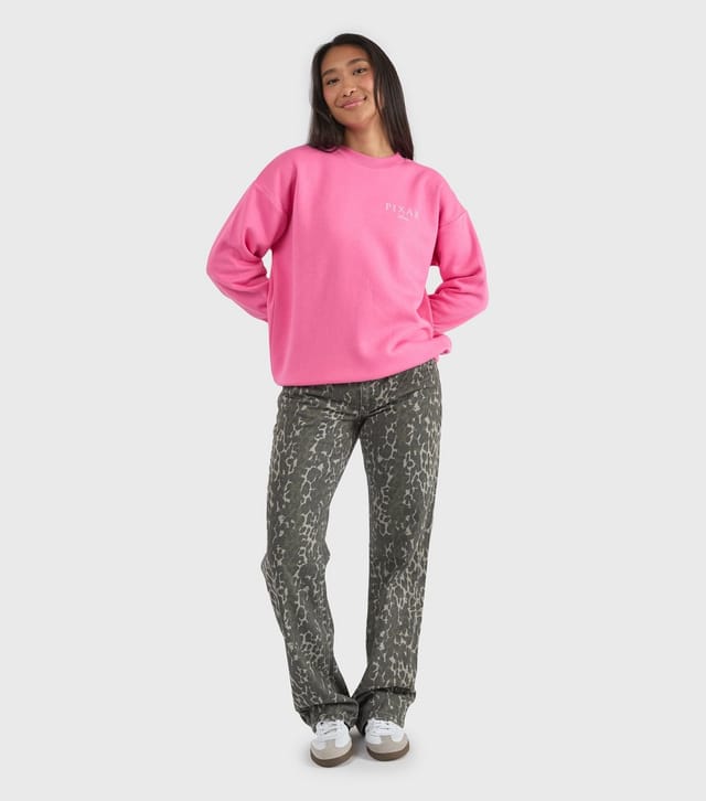 Custard Women's Light Pink Disney Pixar Printed Sweatshirt Custard New Look - 2
