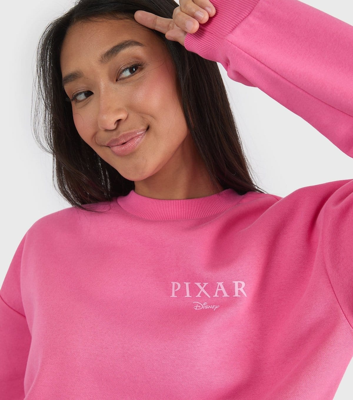 Custard Women's Light Pink Disney Pixar Printed Sweatshirt Custard New Look - 4