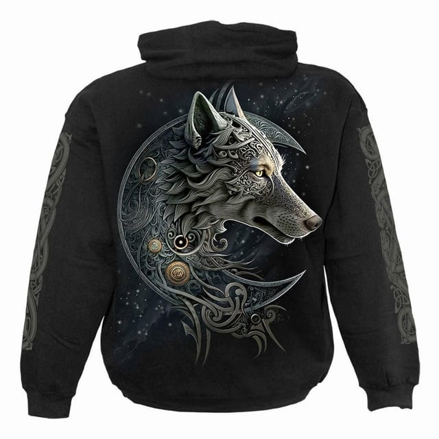 Spiral Spiral Men's CELTIC WOLF - Hoody Black - 2