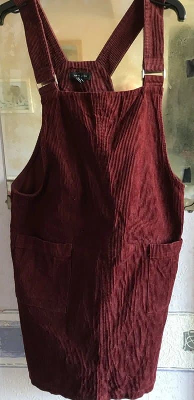 New Look Vera Moda Embroidered Blouse, New Look Pinafore,16/Med..