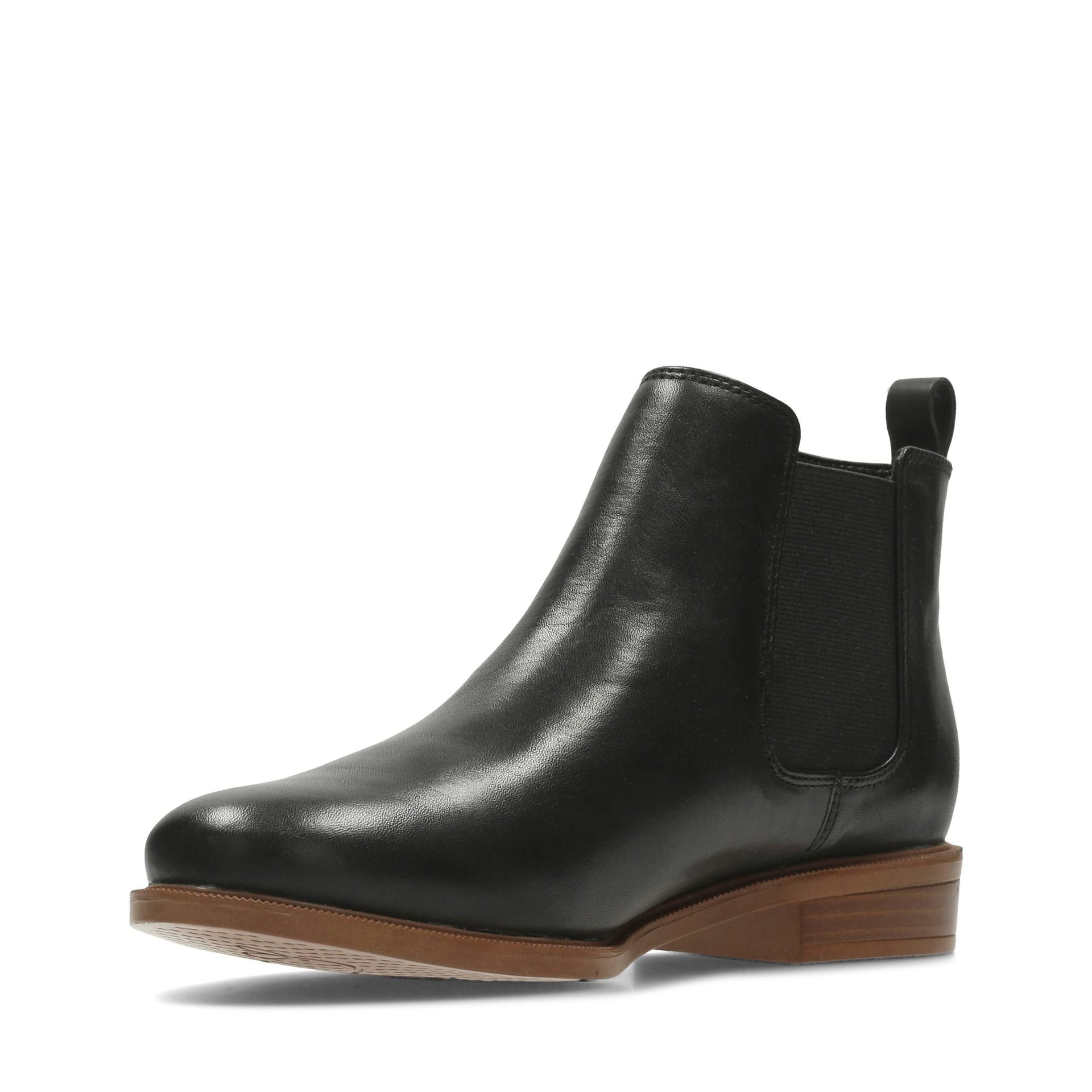 Clarks Clarks Women's Taylor Shine Black Leather Chelsea Boots - 4
