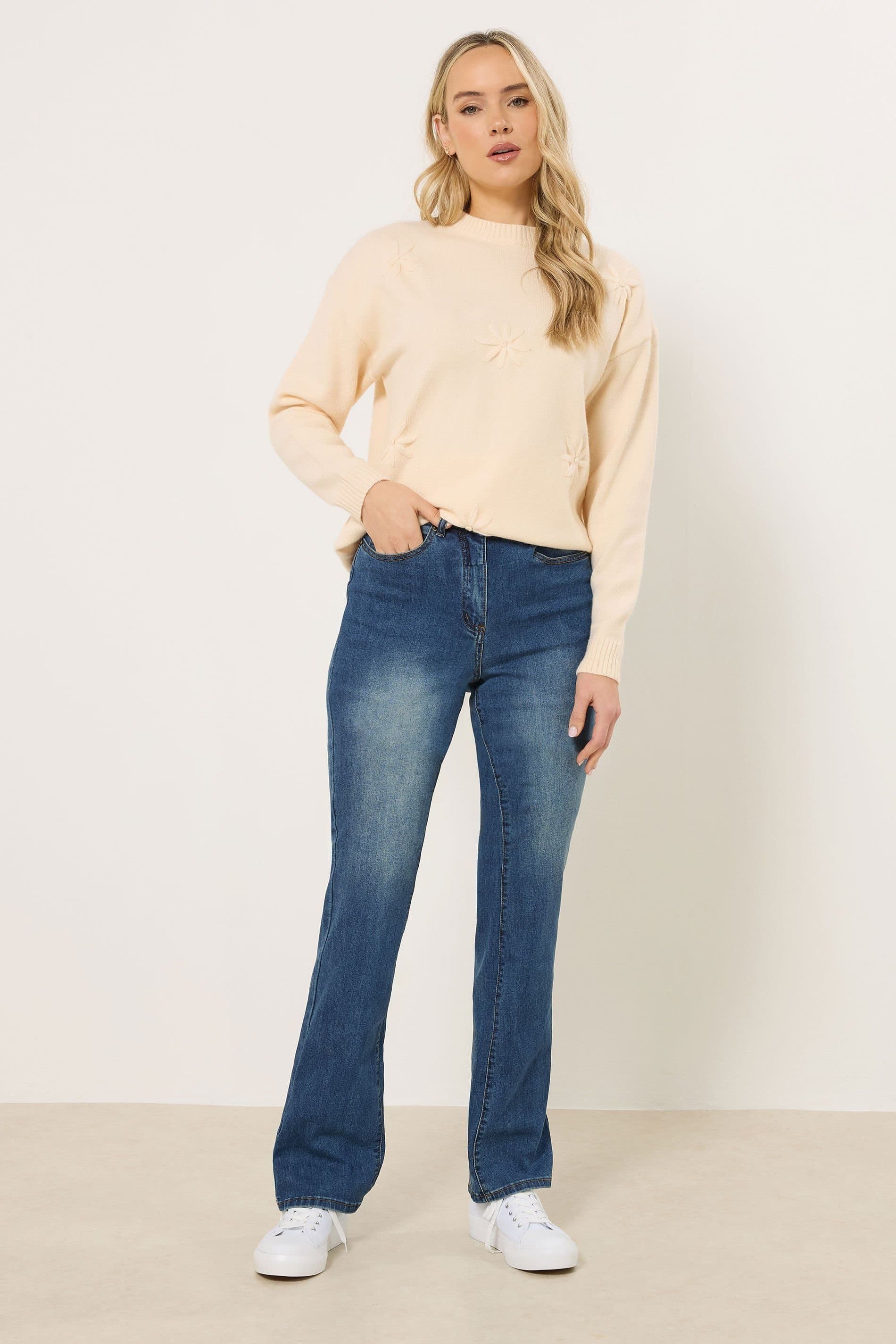 Long Tall Sally Long Tall Sally Women's Tall Bootcut Jeans in Blue