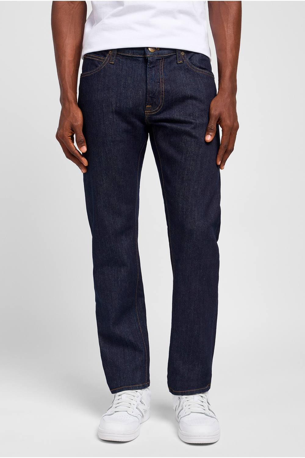 Lee Lee Men's Daren Straight Fit Jeans Rinse in Blue - 2