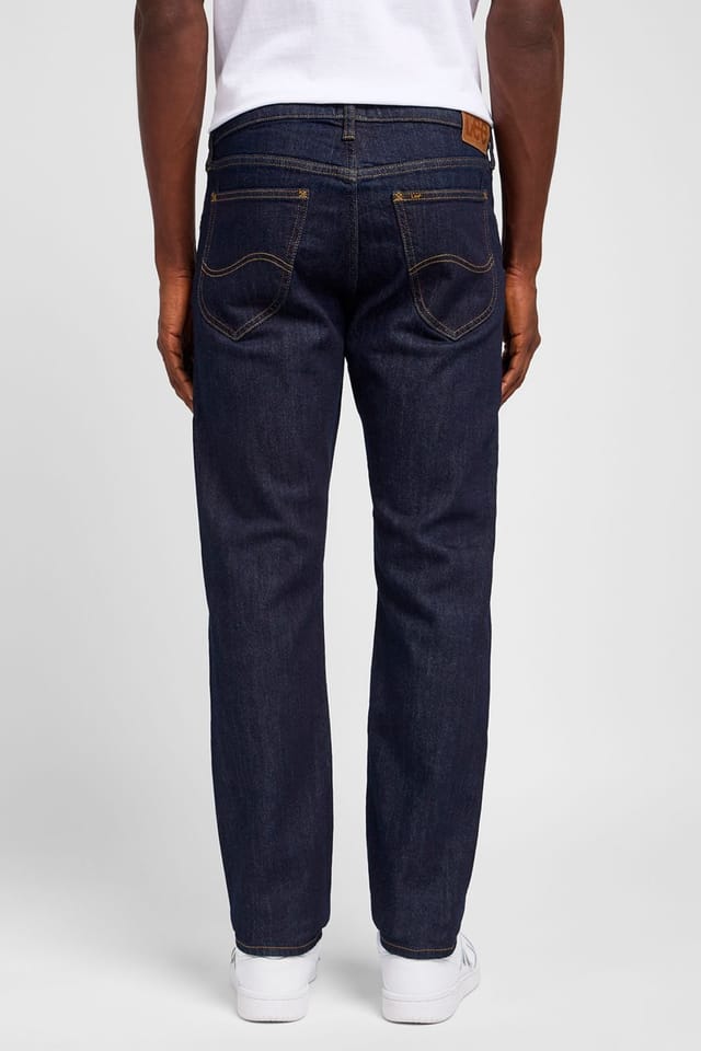 Lee Lee Men's Daren Straight Fit Jeans Rinse in Blue - 2