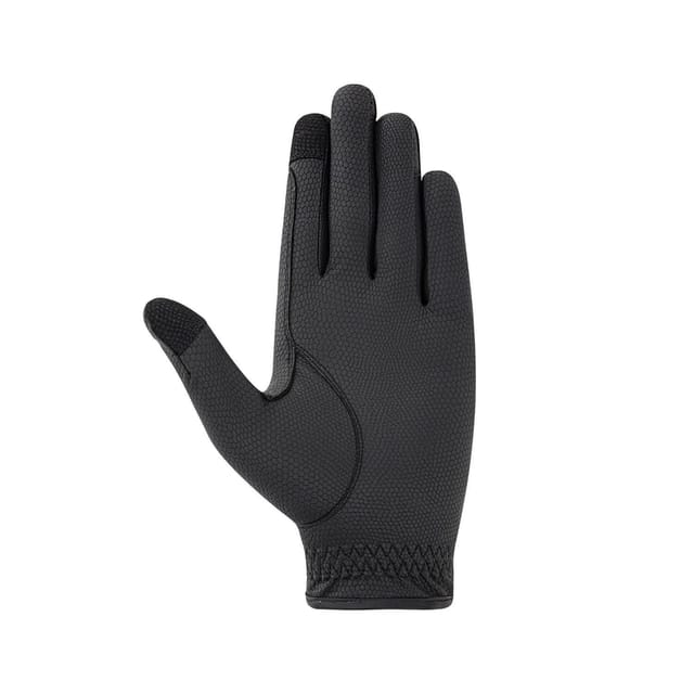 Whitaker Whitaker Men's Wellington Competition Riding Gloves in Black - 2