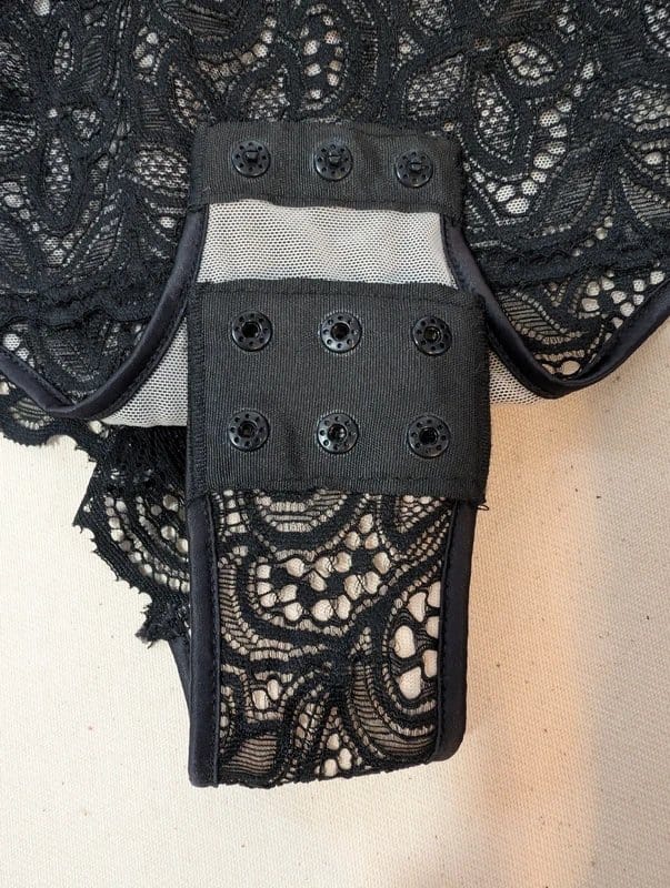 ASOS Black Lace Underwire Bodysuit