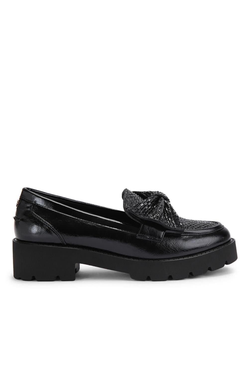 KG Kurt Geiger KG Kurt Geiger Women's 'Maple Jewel Bow' Patent Flats in Black