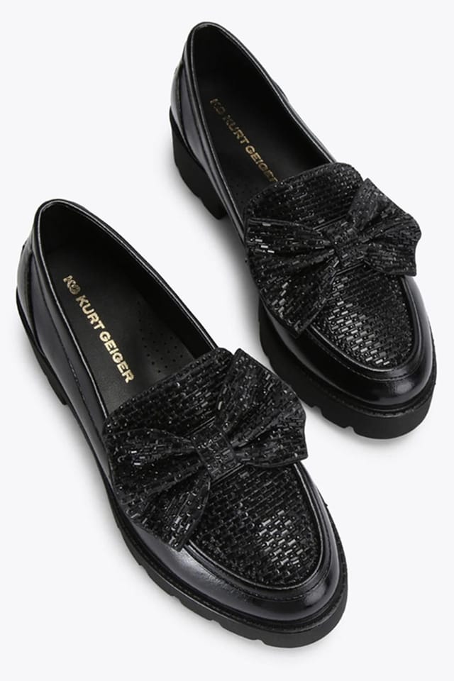 KG Kurt Geiger KG Kurt Geiger Women's 'Maple Jewel Bow' Patent Flats in Black - 2