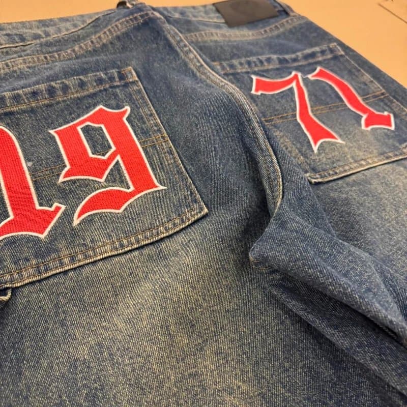 Ed Hardy Ed hardy denim jeans baggy oversized 30W 30L