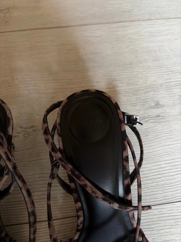 Bershka Bershka leopard print women's small heels